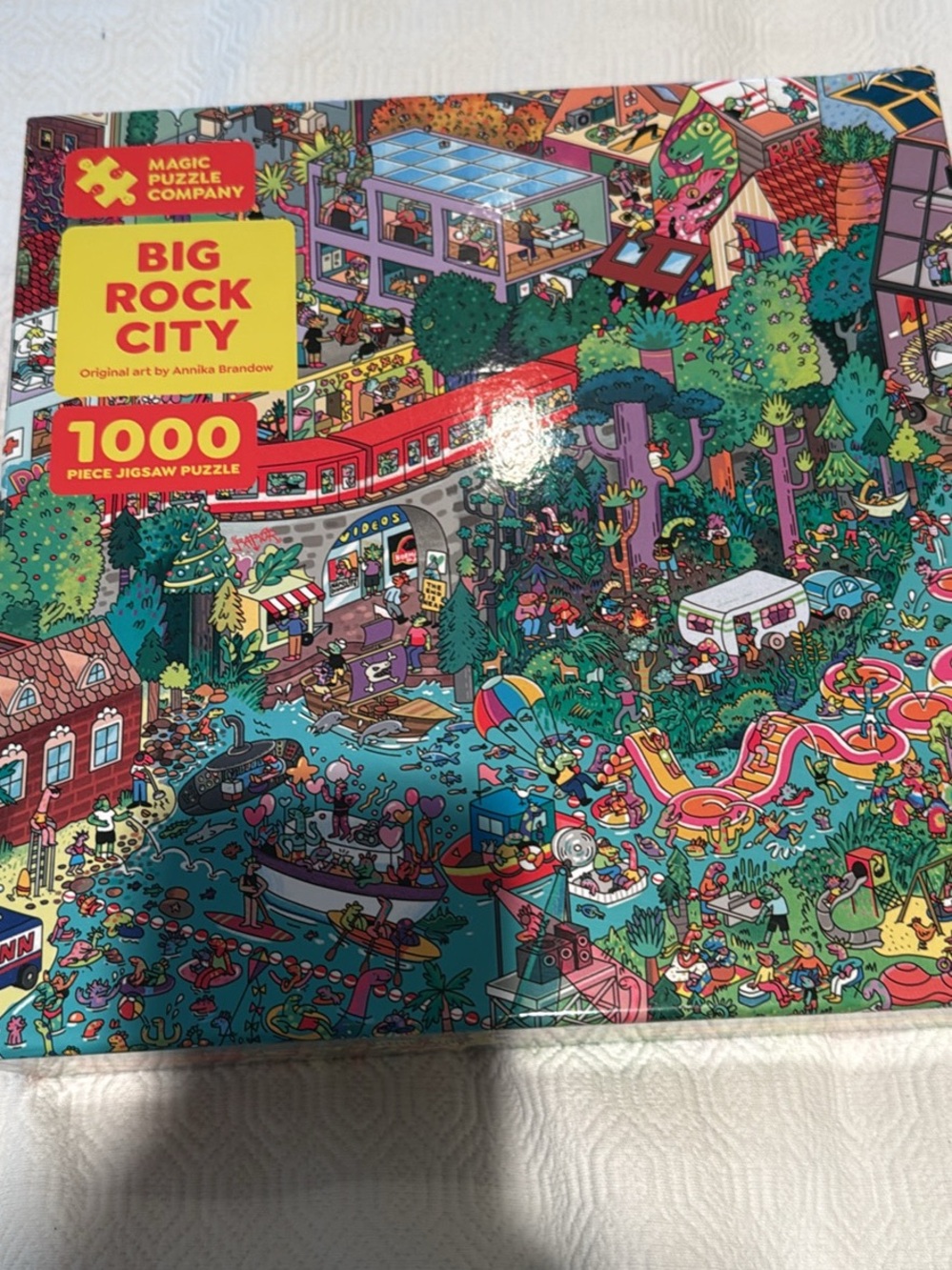 Big Rock City 1000-Piece Jigsaw Puzzle - Multicolor series 4